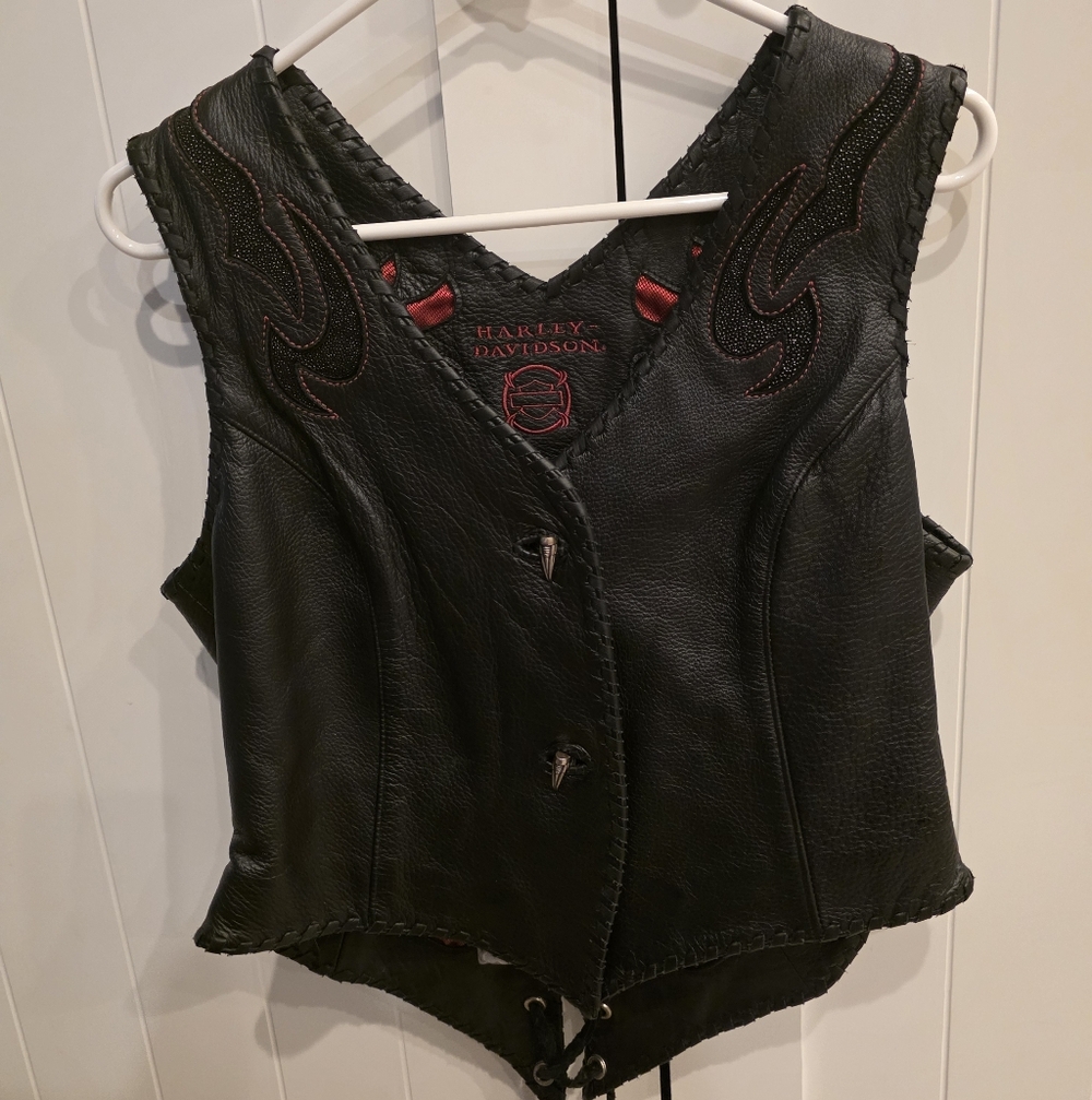 Harley Davidson Karen Davidson Limited Edition 1 of 150 Stingray Leather Vest M